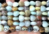 CHG166 15 inches 12mm heart colorful amazonite beads wholesale