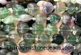 CHG205 15 inches 20mm heart fluorite gemstone beads wholesale