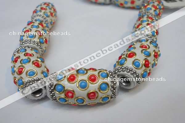 CIB335 17*33mm drum fashion Indonesia jewelry beads wholesale