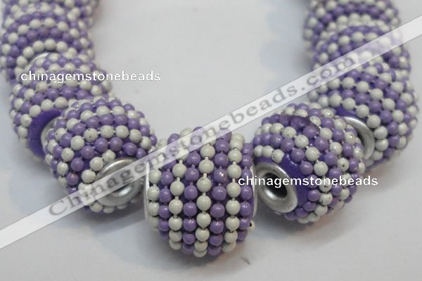 CIB394 15mm round fashion Indonesia jewelry beads wholesale