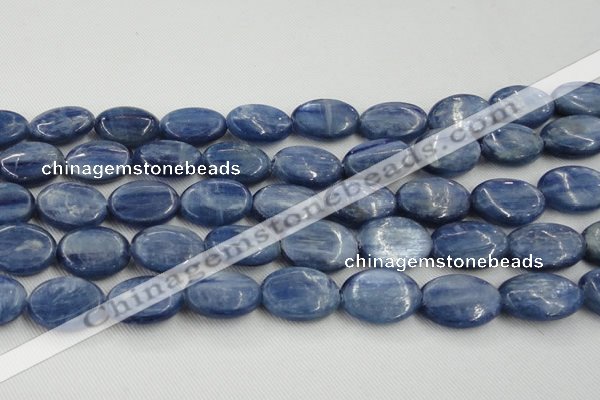 CKC537 15.5 inches 15*20mm oval natural Brazilian kyanite beads