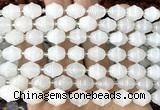 CME600 15 inches 10*11mm bicone Angola clear quartz beads