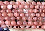 CME602 15 inches 10*11mm bicone cherry quartz beads wholesale