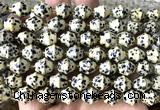 CME609 15 inches 10*11mm bicone dalmatian jasper beads wholesale