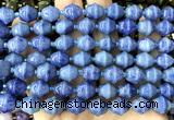 CME614 15 inches 10*11mm bicone blue aventurine jade beads