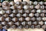 CME615 15 inches 10*11mm bicone purple aventurine jade beads