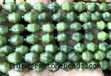 CME618 15 inches 10*11mm bicone China jade beads wholesale