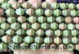 CME621 15 inches 10*11mm bicone unakite gemstone beads wholesale