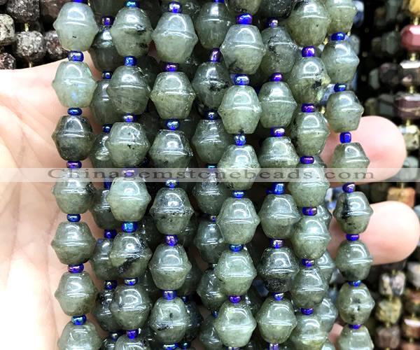 CME633 15 inches 10*11mm bicone labradorite gemstone beads