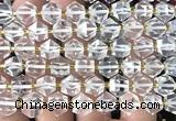 CME800 15 inches 8*10mm faceted bicone white crystal beads