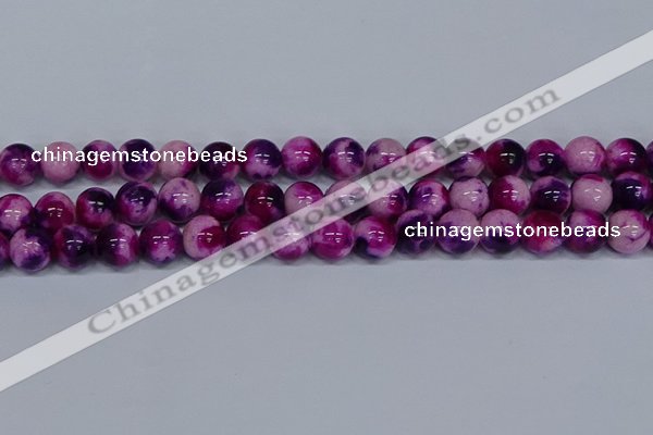 CMJ586 15.5 inches 12mm round rainbow jade beads wholesale