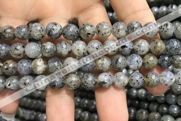 CMQ102 15.5 inches 8mm round moss quartz beads wholesale