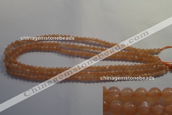 CMS731 15.5 inches 6mm round A grade natural peach moonstone beads