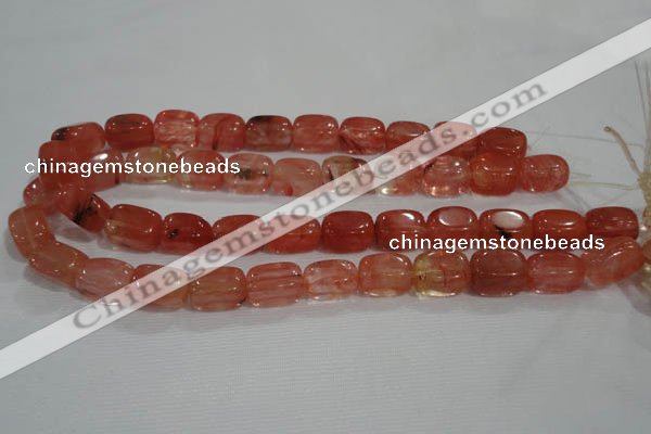 CNG783 15.5 inches 13*18mm nuggets cherry quartz beads wholesale