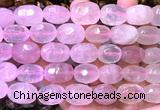 CNG9351 15 inches 12*16mm - 15*20mm faceted nuggets rose quartz beads