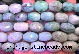 CNG9368 15 inches 12*16mm - 15*20mm faceted nuggets amazonite beads