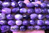 CNG9372 15 inches 12*16mm - 15*20mm faceted nuggets lilac jasper beads