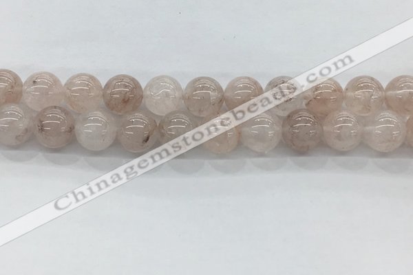 CPQ254 15.5 inches 12mm round natural pink quartz beads wholesale