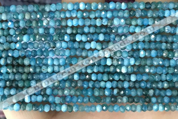 CRB2245 15.5 inches 2*3mm faceted rondelle apatite beads