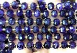 CRB6003 15 inches 6*8mm faceted rondelle amethyst gemstone beads