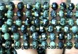 CRB6026 15 inches 6*8mm faceted rondelle kambaba jasper beads