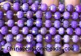 CRB6056 15 inches 6*8mm faceted rondelle dyed jade beads