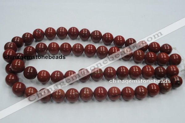 CRE02 16 inches 14mm round natural red jasper beads wholesale