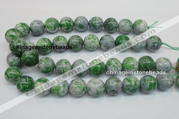 CRF50 15.5 inches 20mm round dyed rain flower stone beads wholesale