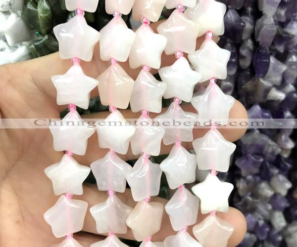 CRG66 15 inches 16mm star pink aventurine jade beads wholesale