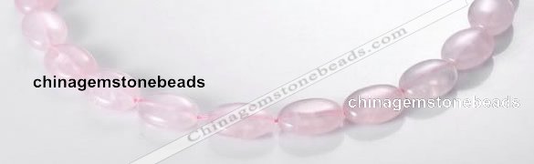 CRQ02 A grade 13*18mm oval natural rose quartz beads Wholesale