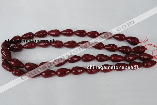 CSB107 15.5 inches 10*18mm teardrop shell pearl beads wholesale