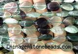 CTR502 15 inches 13*18mm flat teardrop fluorite gemstone beads