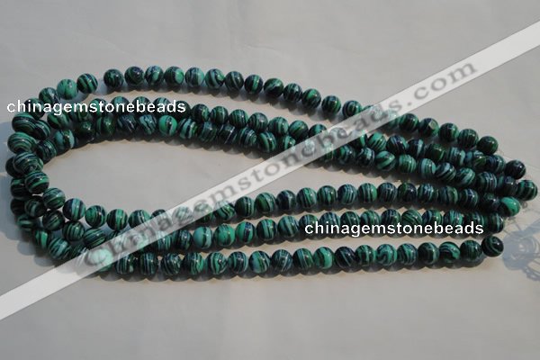 CTU2404 15.5 inches 8mm round synthetic turquoise beads