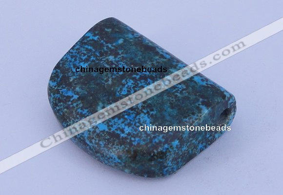 NGP195 15*35*45mm dyed african turquoise pendant jewelry wholesale