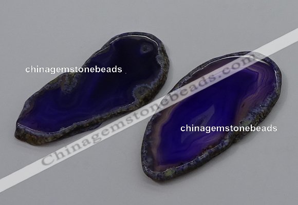 NGP4247 30*50mm - 45*75mm freefrom agate pendants wholesale