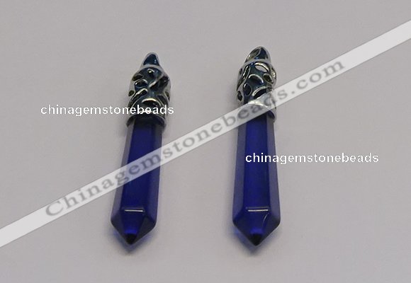 NGP5431 10*65mm sticks crystal glass pendants wholesale