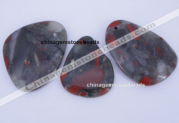 NGP940 5PCS 35-45mm*45-65mm freeform jasper gemstone pendants